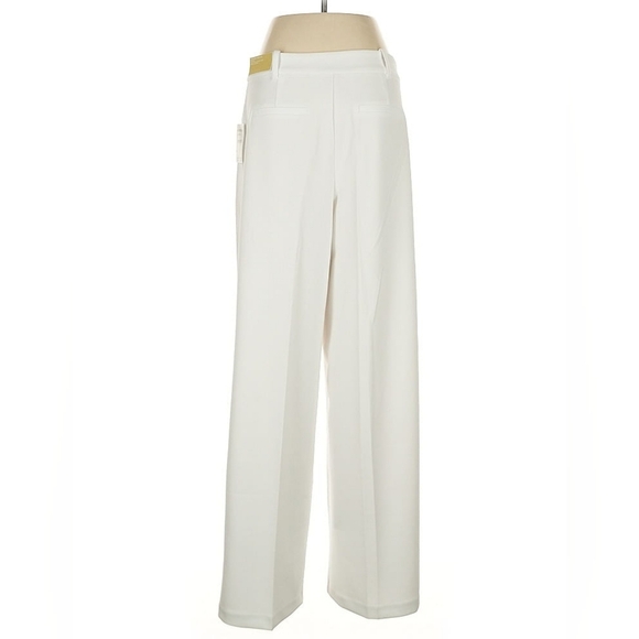 Michael Michael Kors Ivory High-Rise Straight Leg Pants – Size 8 – NWT - Picture 3 of 7